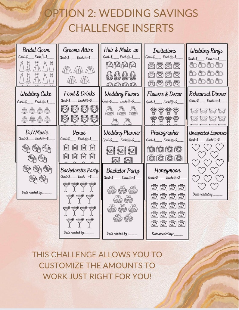 Laminated A6 Savings Tracker Inserts Pre Laminated Insert - Etsy