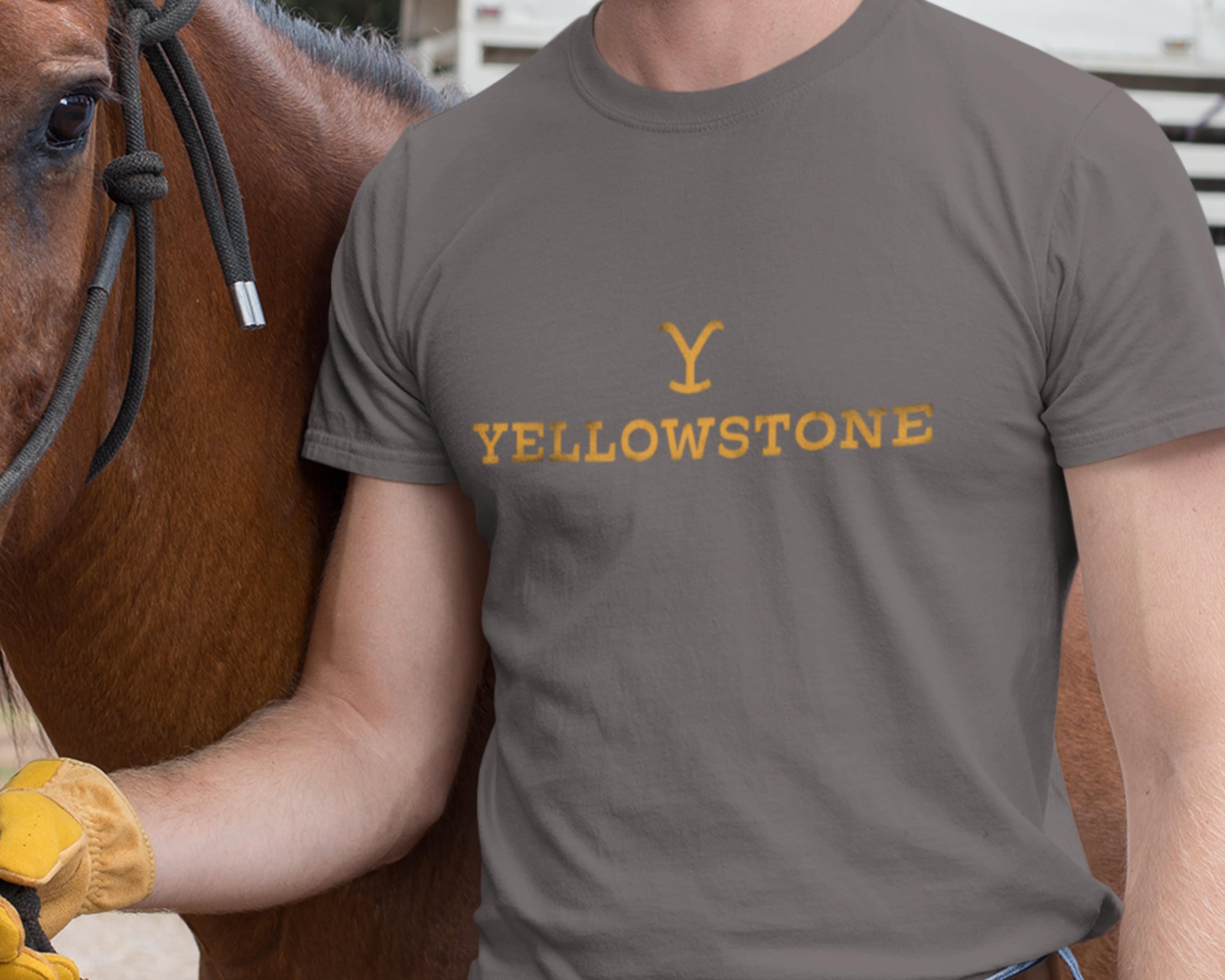 Yellowstone Shirt Men's T shirt Yellowstone Apparel Up To Etsy