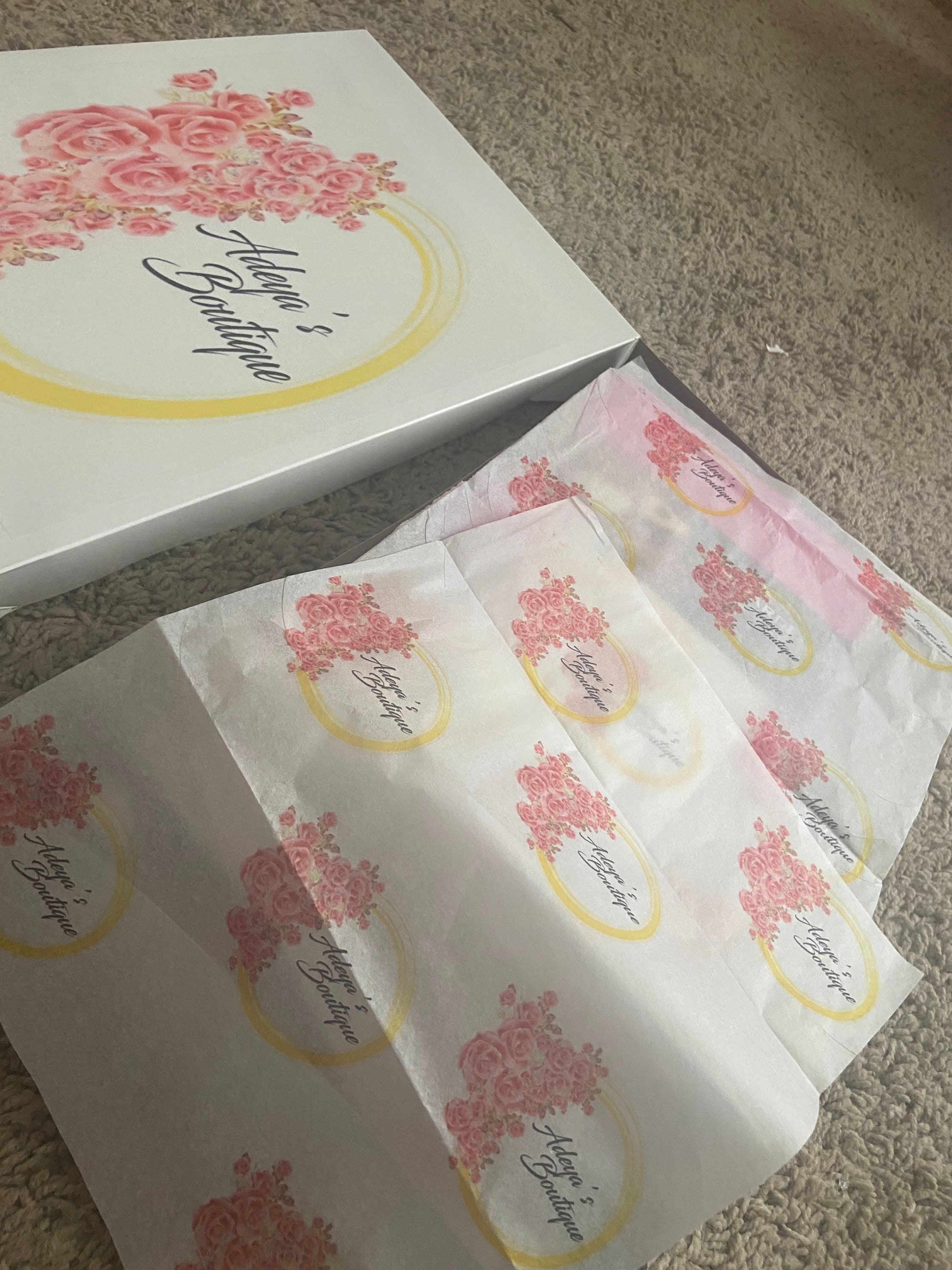 etsy custom tissue paper