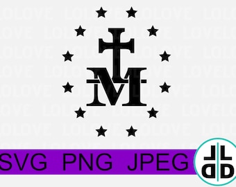 Marian Cross SVG, religious gift svg, christian svg Cricut cut files, Silhouette Cut Files, bible SVG file