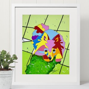 Pomeranian Dog Fine Art Mini Giclee Print | Dog Wall Art | By Tania Oliveira