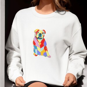 English Bulldog Sweatshirt English Bulldog Dog Lover Sweatshirt English Bulldog Sweatshirt Gift for Bulldog Lovers I Love Bulldog Puppy Love