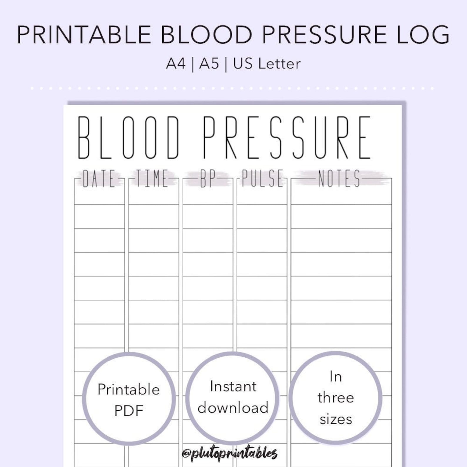 blood pressure tracker template blood pressure tracker template
