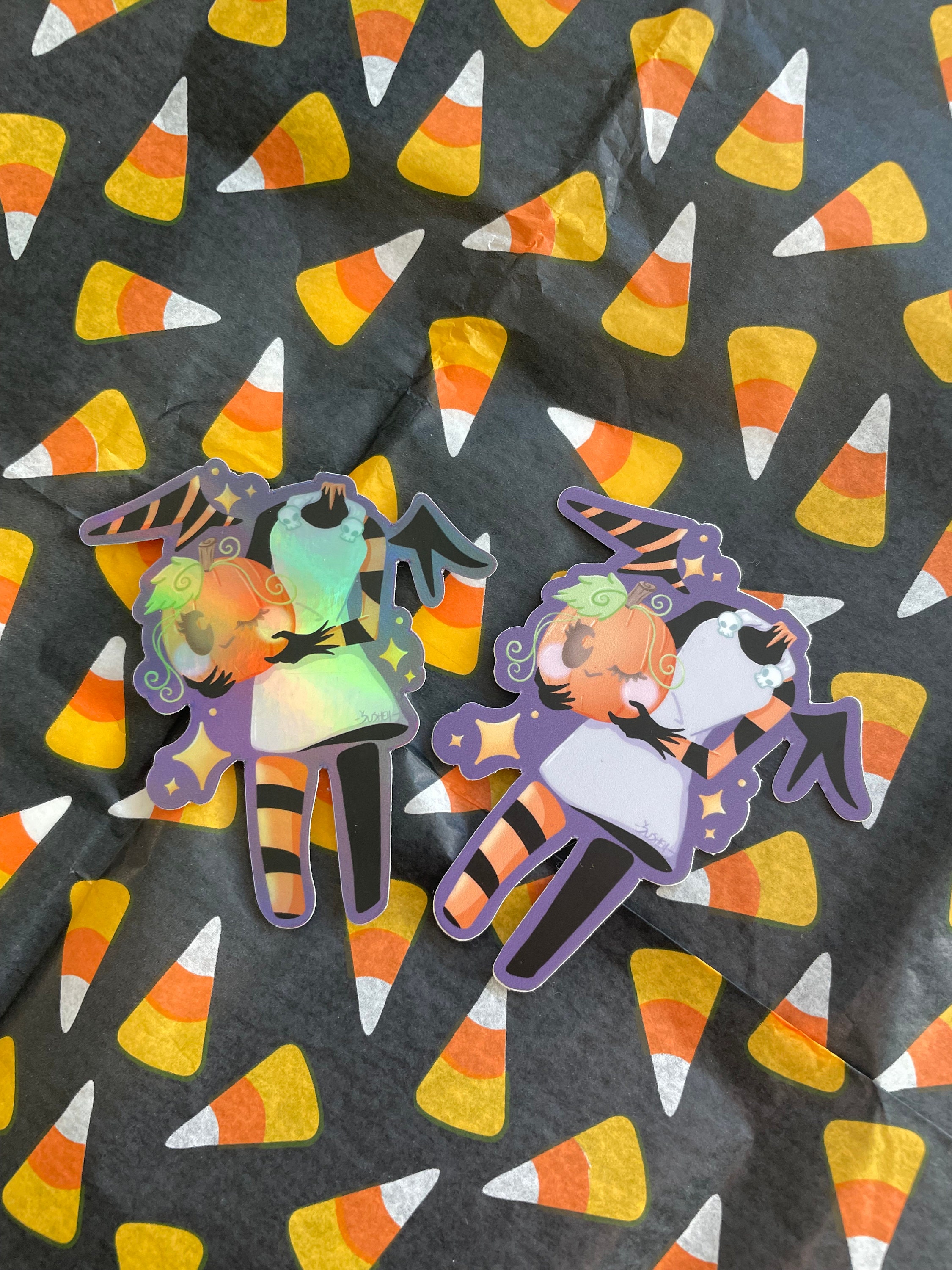 Dullahan | Cute Pastel Spooky Pumpkin Ghost | Halloween | 3 Inches ...