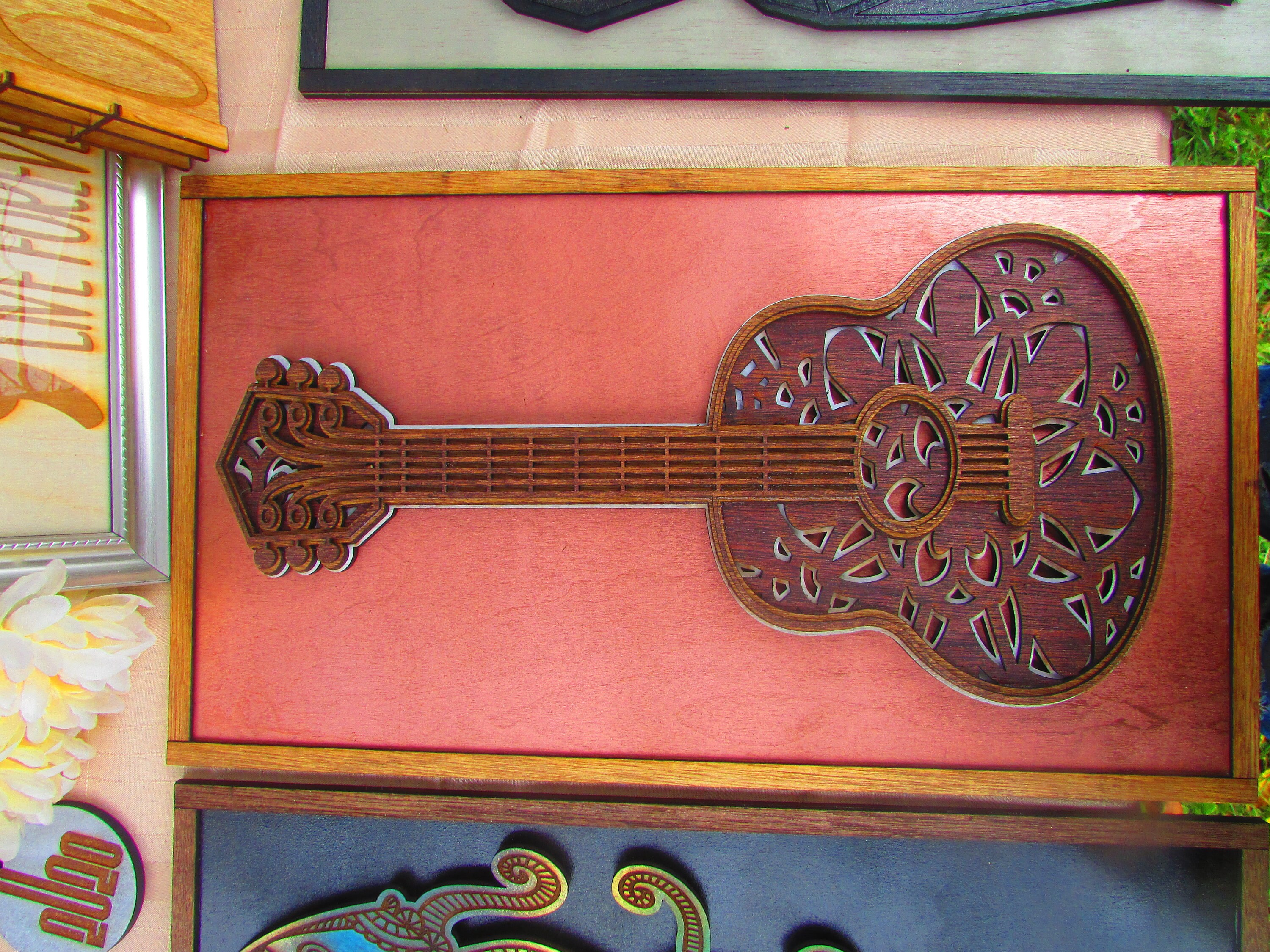 Layered Guitar Art Multi Layered Dimensional Art Textured Etsy UK