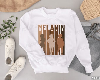 Melanin Unisex Heavy Blend Crewneck Sweatshirt