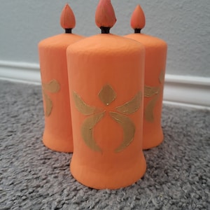 3D printed/Painted Sky: Children of the Light Seasonal Candle prop