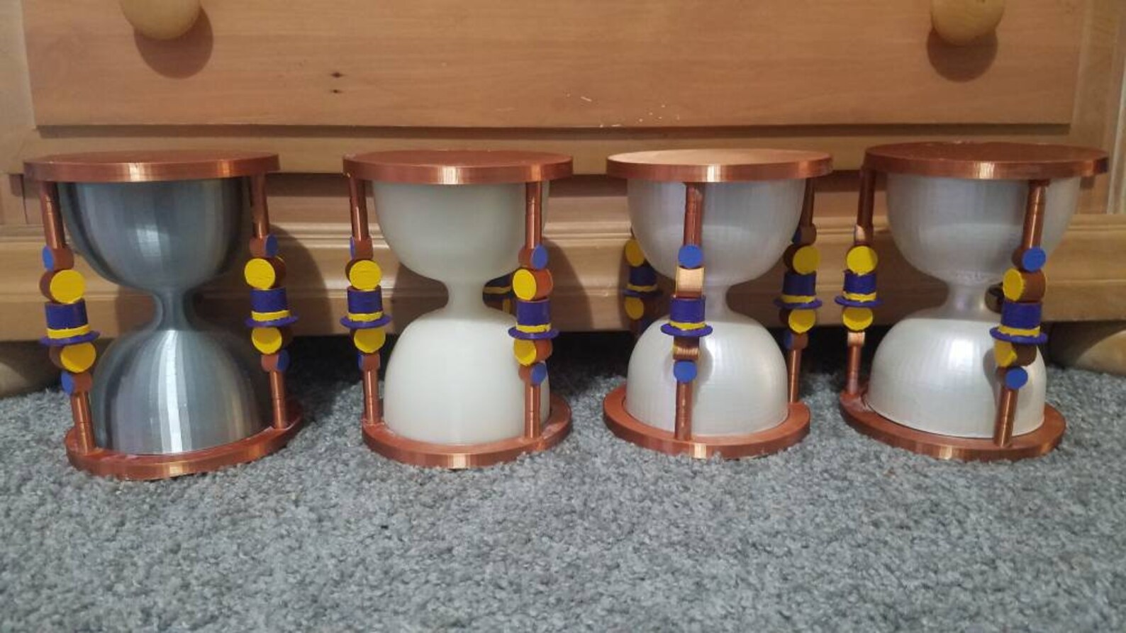 3D Printed Painted Hat in Time Time Piece Etsy