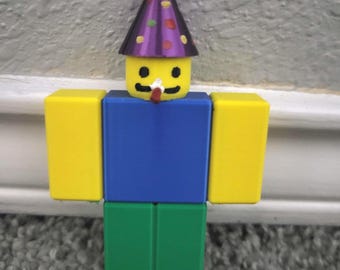 PARTYNOOB -- 3D printed + Painted 4 inch ROBLOX Regretevator figure