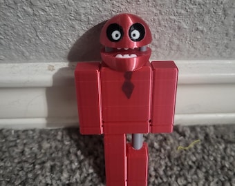 REDDY 4 inch 3D printed ROBLOX Regretevator figure