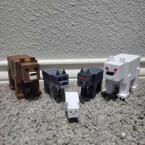 3D Printed ROBLOX 99 Nights in the Forest Animal Toy Figures