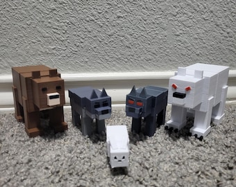 3D-geprinte ROBLOX dierenspeelgoed 99 Nights in the Forest