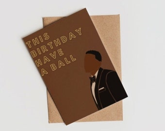 Birthday Card for him- Greeting Cards| Love Cards| Friendship Cards| Black Greeting Cards