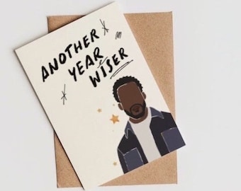 Birthday Card for him- Greeting Cards| Love Cards| Friendship Cards| Black Greeting Cards