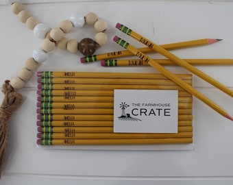 Personalized Custom Engraved Ticonderoga Pencils