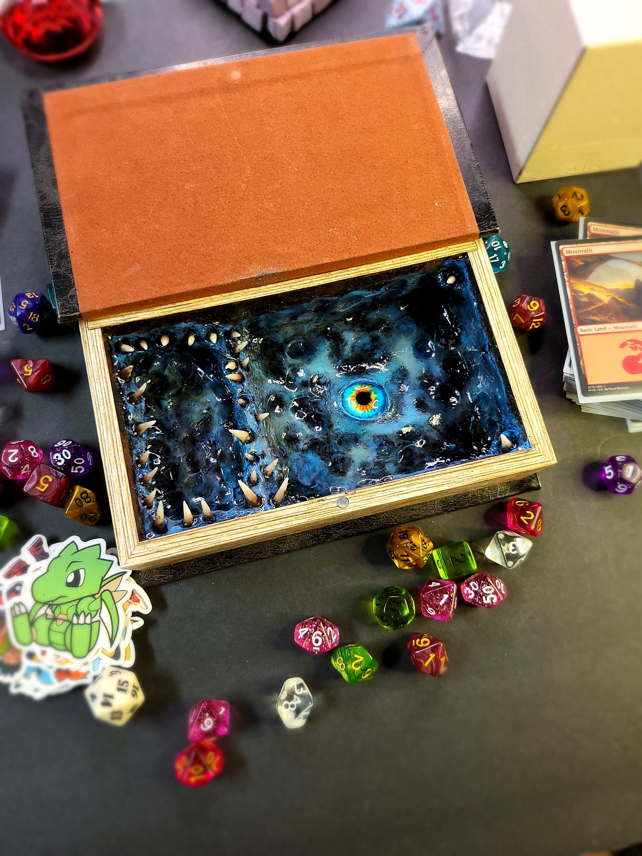 Book Mimic W/ Dice Jail Etsy