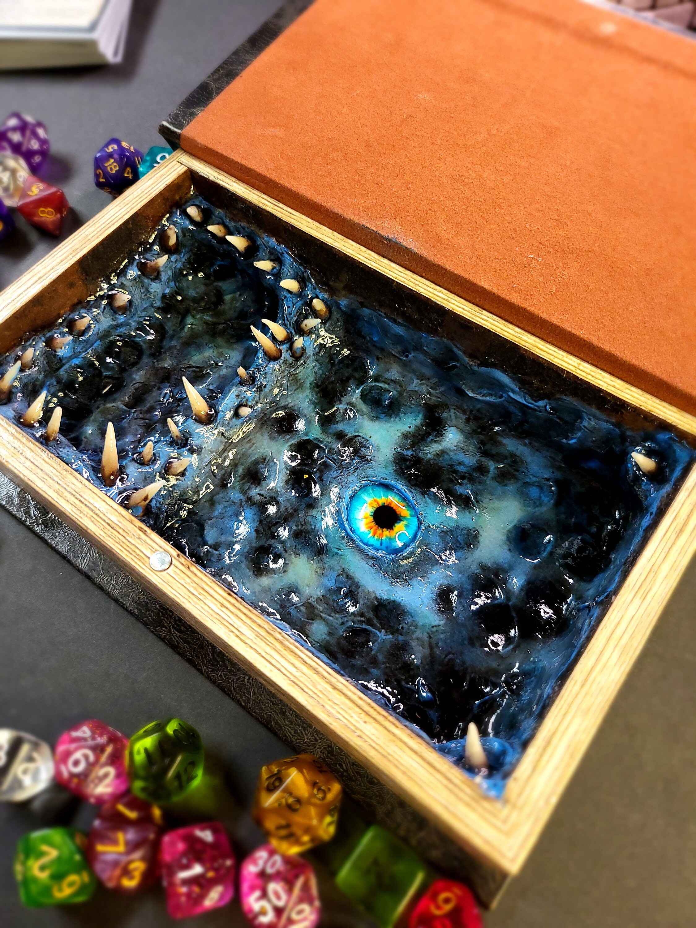 Book Mimic W/ Dice Jail Etsy