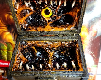 Caja de dados Mimic - Caja marrón mediana pequeña