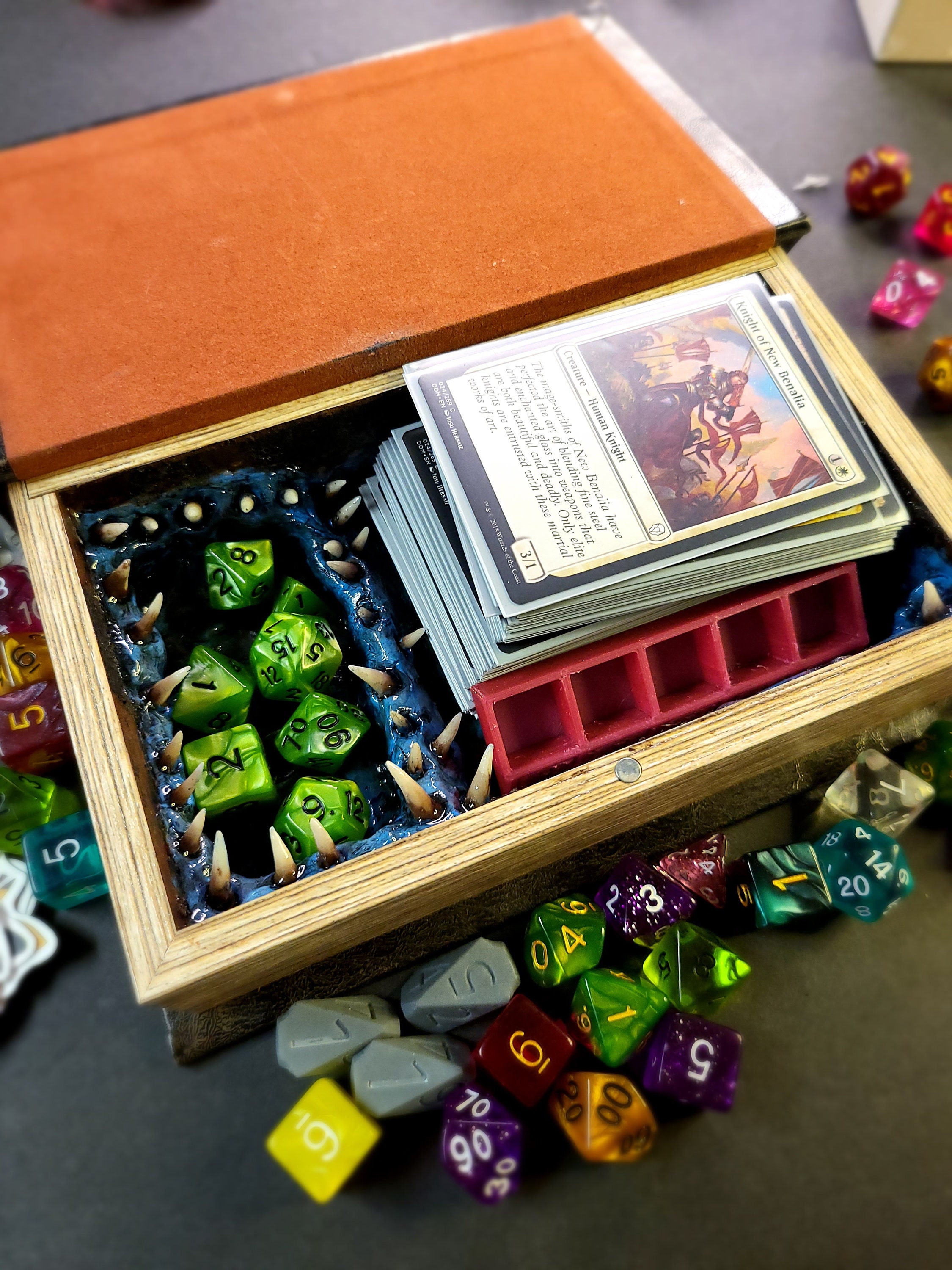 Book Mimic W/ Dice Jail Etsy