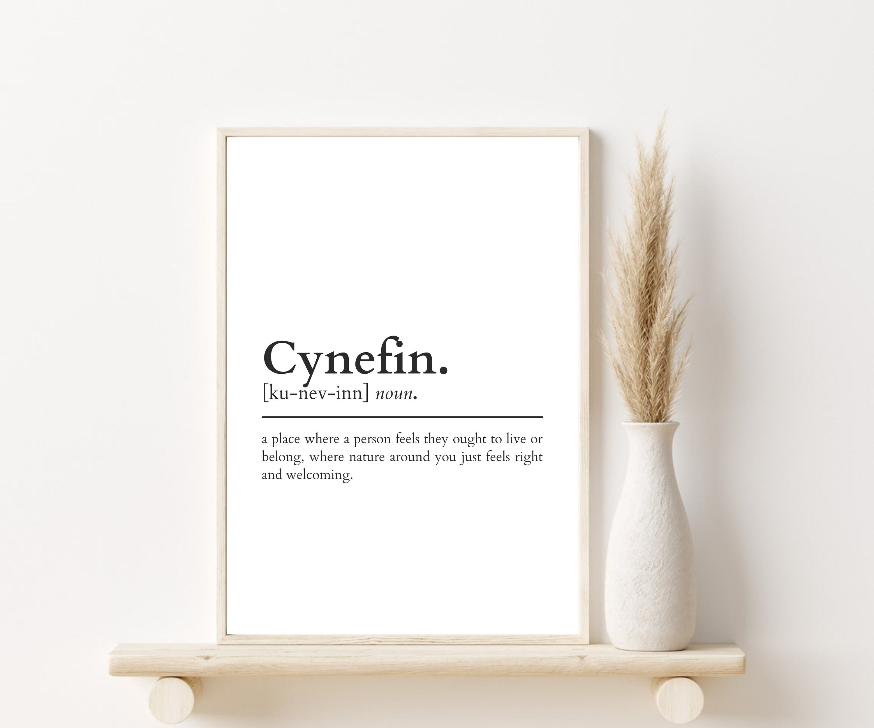 Cynefin Definition Print Welsh Sayings Welsh Words Welsh Etsy