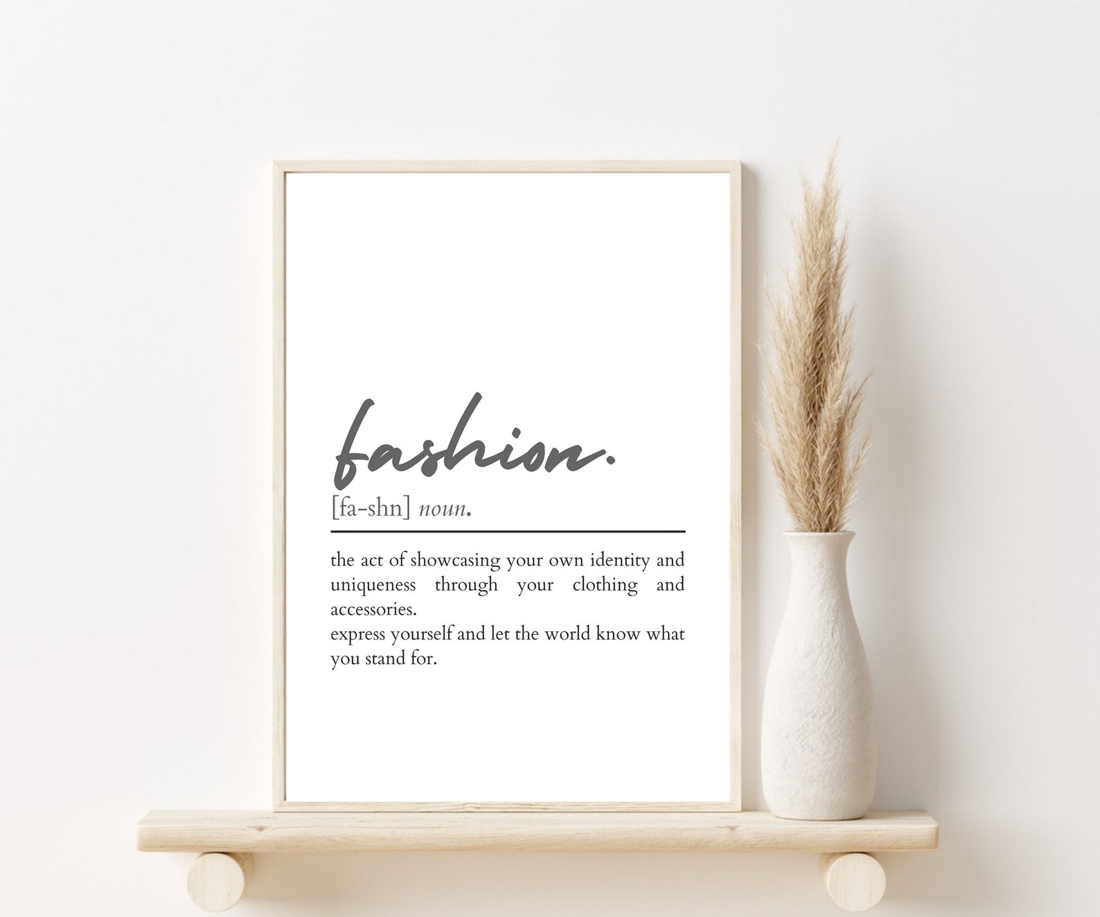 Fashion Definition Print Fashion Prints Fashion Quotes Fashion Wall Art