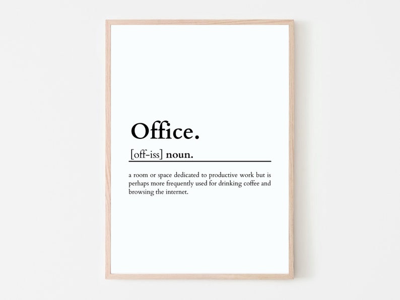 Office Definition Office Wall Decor Printable Wall Art Home Office