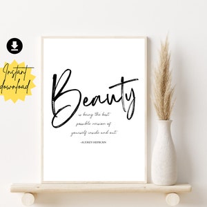 Beauty Quotes | Beauty Wall Art | Fashion Wall Art | Fashion Quotes | Salon Prints | Salon Wall Art | Boutique Wall Art| Dressing Room Decor