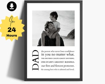 Personalized Dad Definition Print | Father's Day Gift (Digital Download)