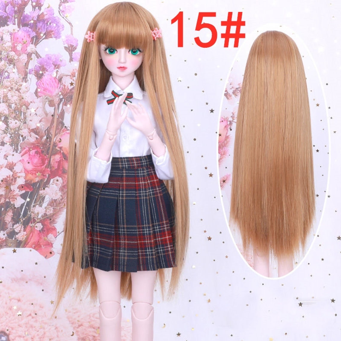 Set 5 Parrucche Per Bambole Fai Da Te - Filo Ad Alta Temperatura, Per Personalizzare Bambole