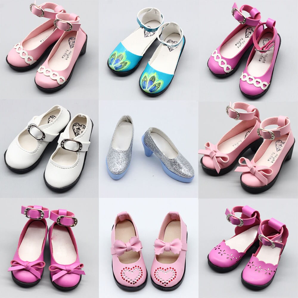 Doll Shoes 60cm Long Boots with Laces BJD Mirodoll Goth SD 1//3 1//4 Heels Soft