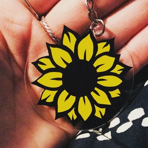 Sunflower Keychain