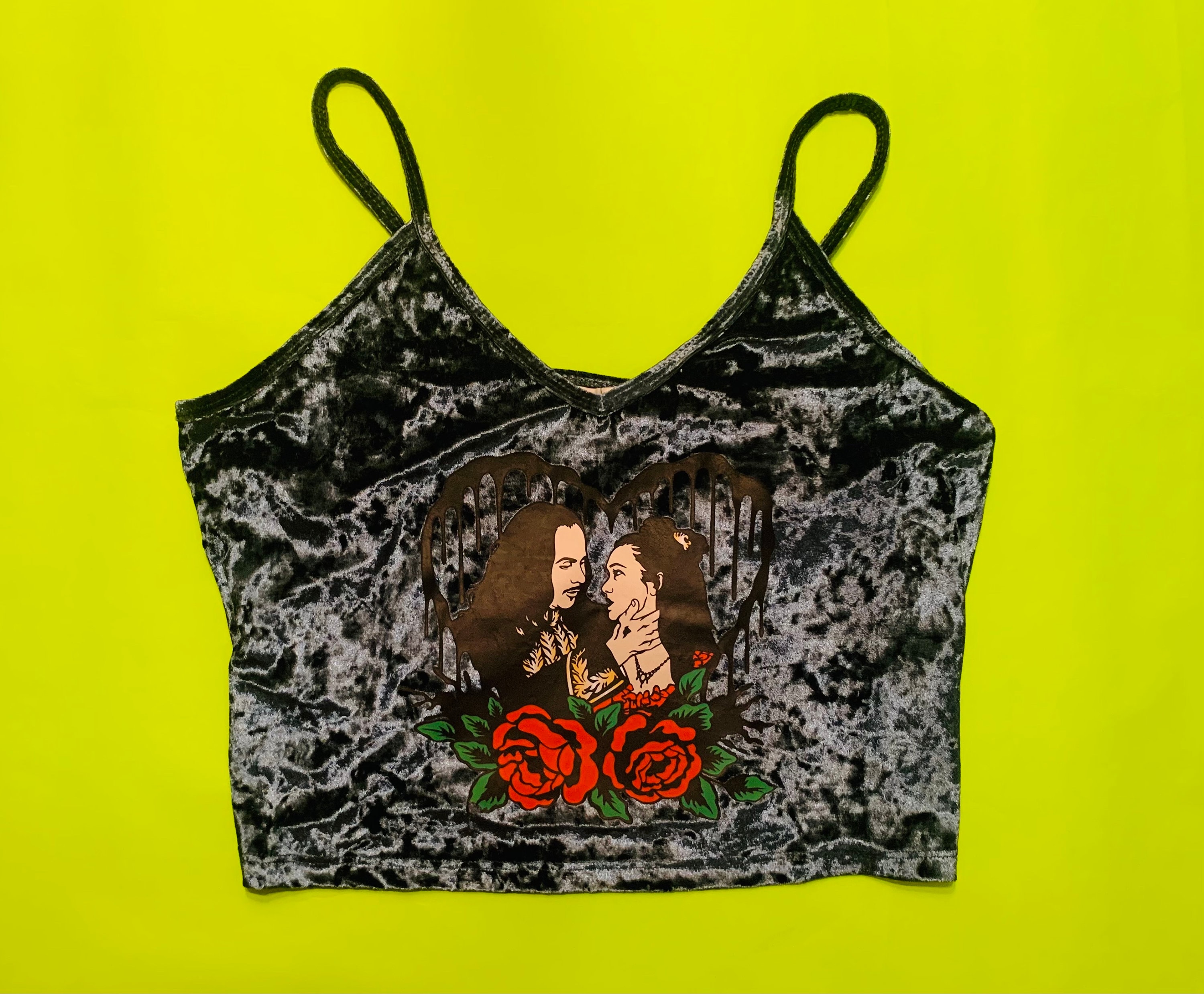 Bram Stocker’s Dracula Vlad/ Mina cropped top. Sizes L / XL