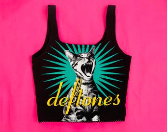 Top cropped do Deftones. Escolha o seu tamanho. Do XS ao 3XL