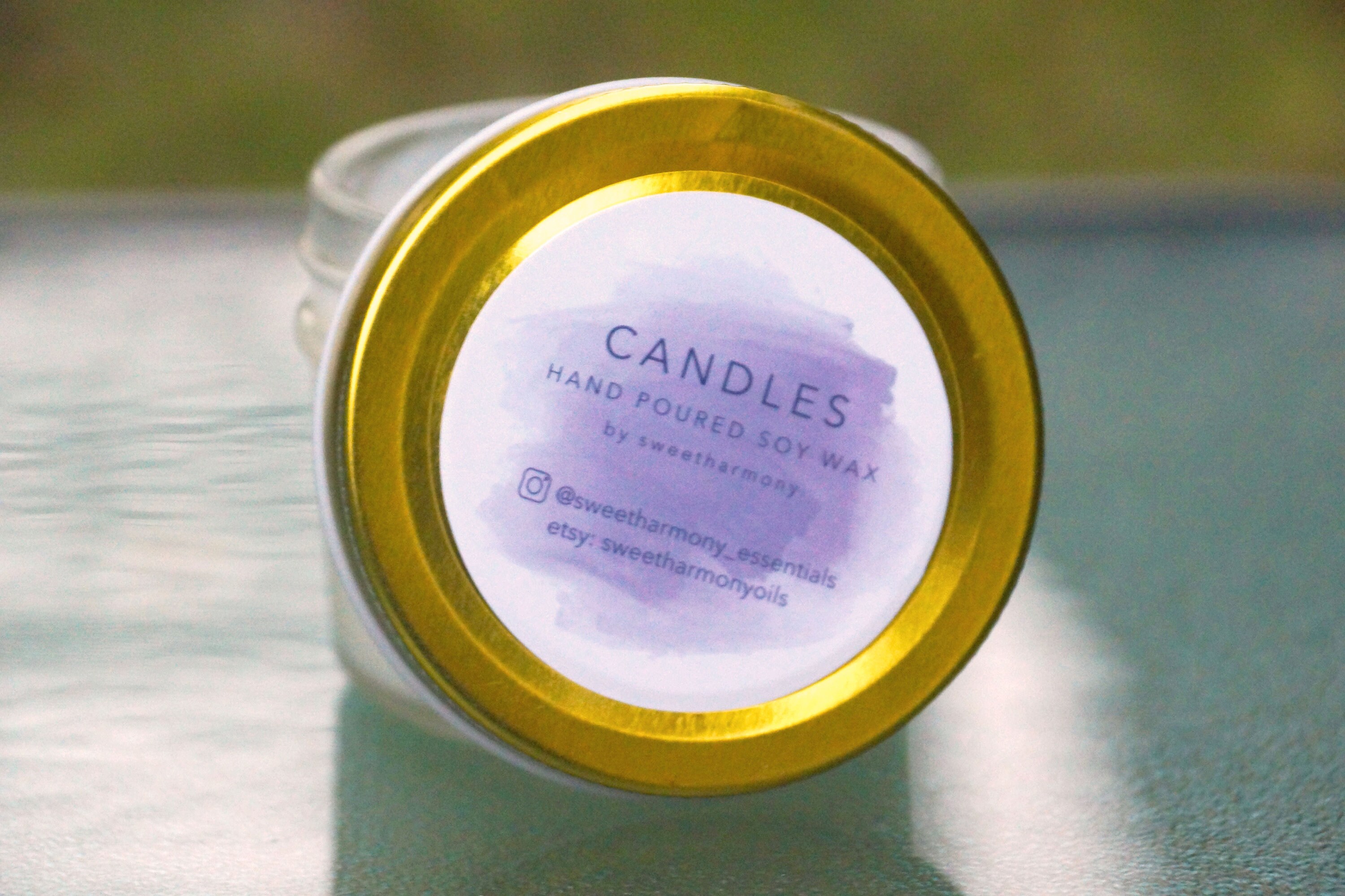 4 Oz Candle Green Apple Scented 100 Soy Wax Candle Etsy UK