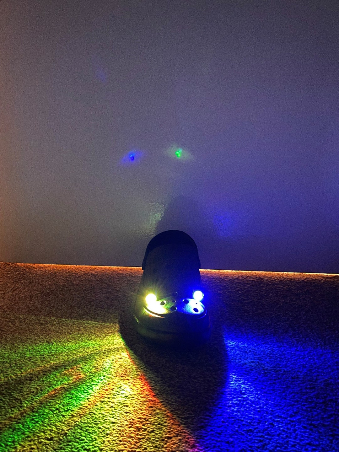 Croc Headlights Crocs Lights Charm Safety/rave Flashlights Etsy