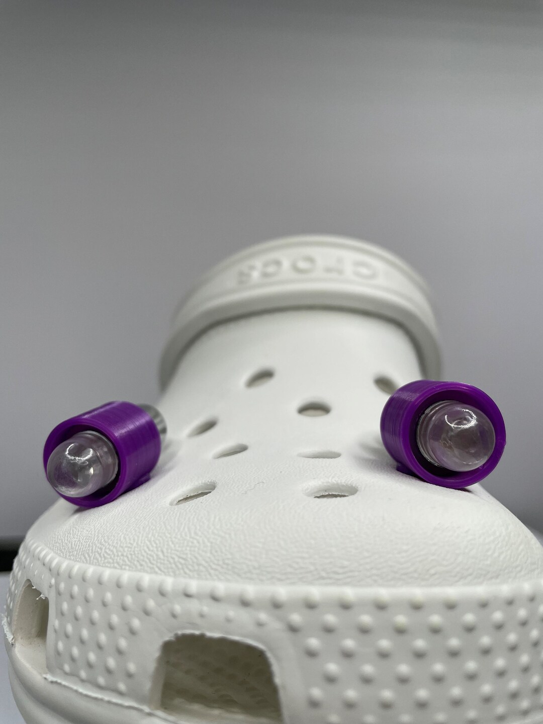 Croc Headlights Crocs Lights Charm Safety/rave Flashlights Etsy