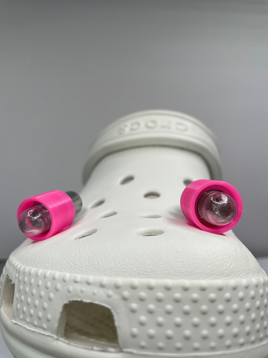 Croc Headlights Crocs Lights Charm Safety/rave Flashlights Etsy