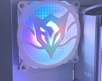120mm Fan Grill Cover – Custom PC Case Fan Guard – 3D Printed Gaming Mod Accessory
