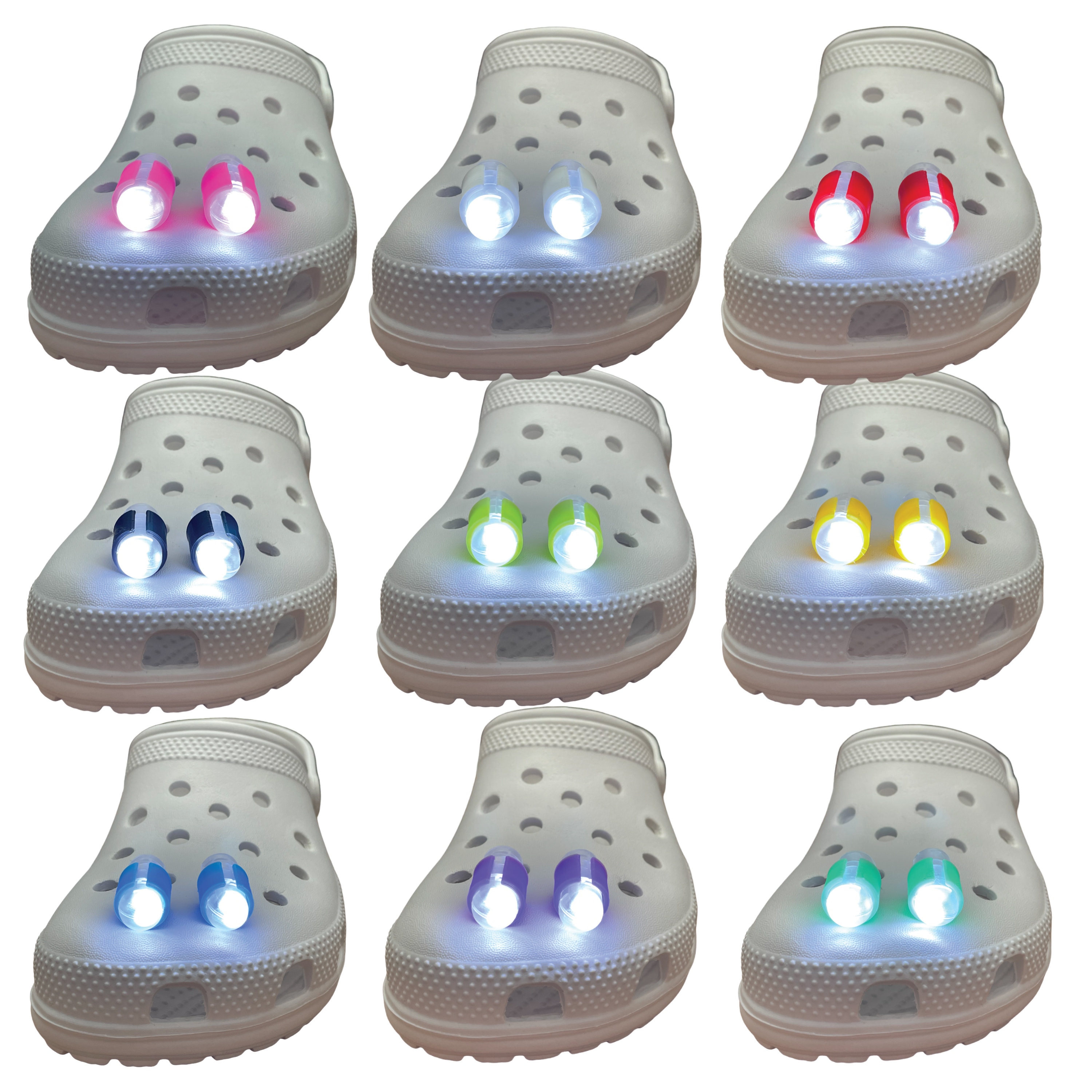 Fluorescence Alphabet Jibbitz Letters Shoe Charms Button Accessories for  Women Croc Clog Buckle Decoration
