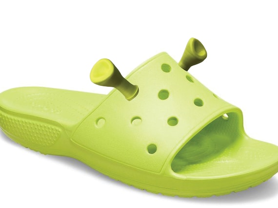 Croc Charm Ogre Ears Shrek Ears for Crocs Shoe Charms 4 Pack Celery Green  Citrus Green 