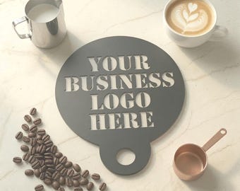 Plantilla personalizada para café / Plantilla personalizada para latte