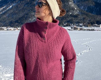 Alps Sweater PDF knitting pattern tutorial knitwear design oversize textured sweater