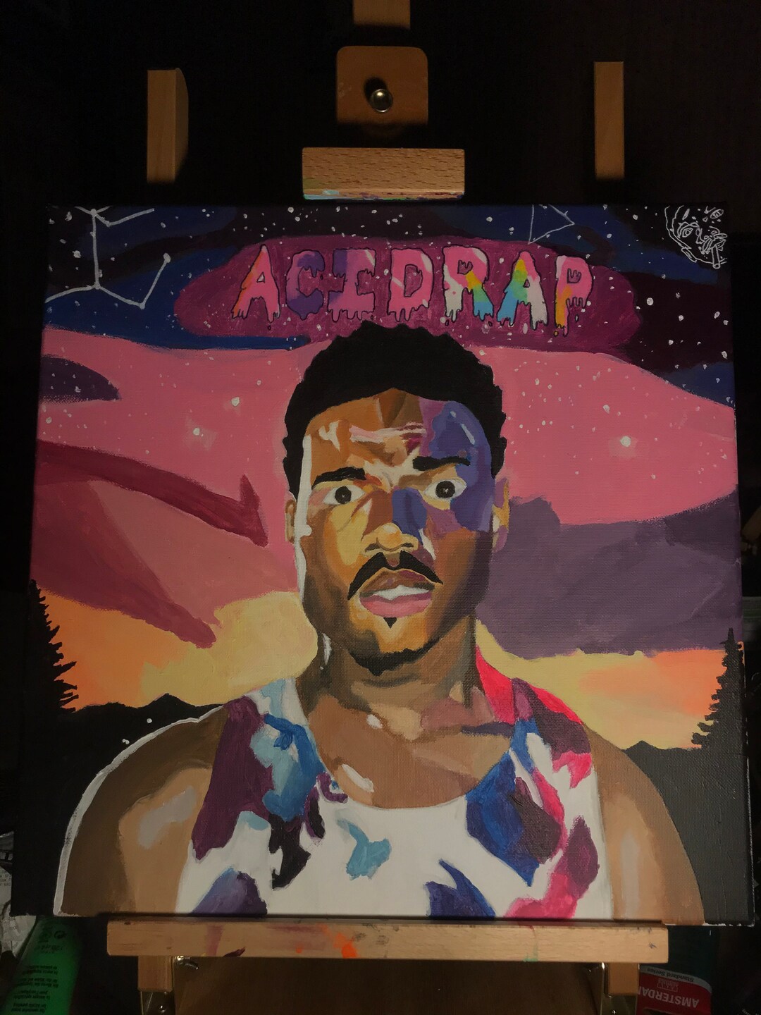 Acid Rap Album Cover Paitning - Etsy