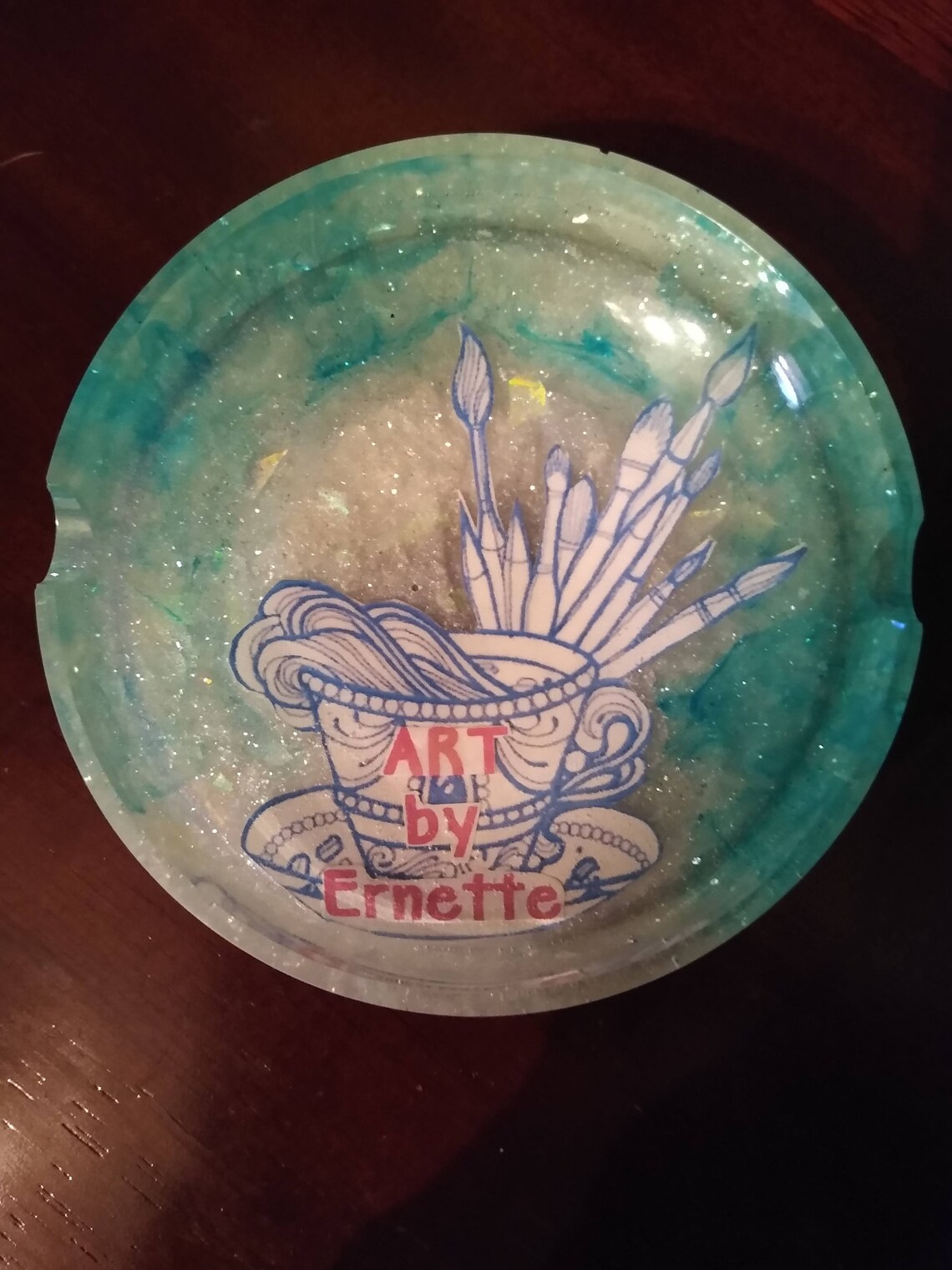 YOUR LOGO HERE. Custom made ashtrays Etsy