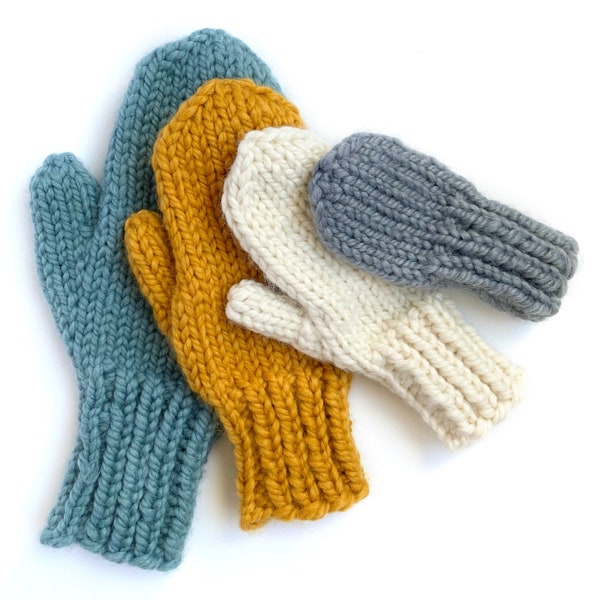 Thumbless Mittens Etsy