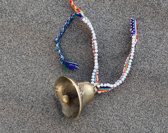 Shamanic Ceremonial Altar Bell with Watana Bracelet For Calling the Ancestors Spirits