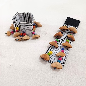 Seed Rattle ~ Maraca For Ankles and Wrists | Traditional Amazon Instrument From Peru