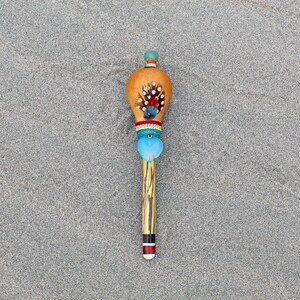 Peruvian Shamanic Ceremonial Rattle | Decorated With Blue Jade, %100 ...