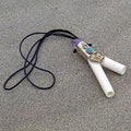 Necklace Kuripe ~ Kuripi Self Applicator made of Bone | Decorated with Amazon Wood, Amethyst and Peruvian Turquoise Stone product logo