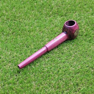 Handmade Tobacco Pipe | Made of Rose Wood - Palo Violeta | Decorated with Aya Vine